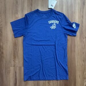 Nike Dallas Cowboys NFL Football Team Tee T-Shirt Mens Small Blue